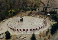 fatima retreat house labyrinth, Indianapolis photo by  Gary W. Potts