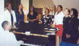 S.U.N.O. Gospel Choir sang songs of praise at the dedication